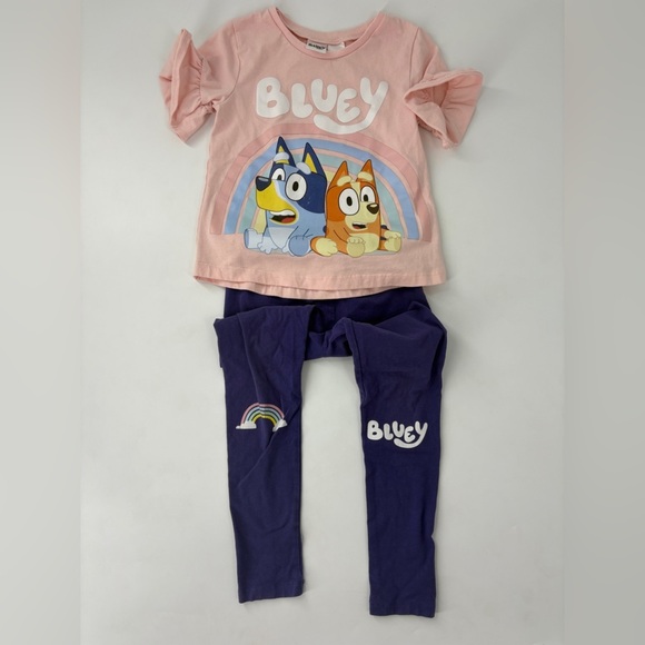 Bundle / lot of 12 Clothing Sets - 6-6X Bluey, trolls. - Picture 4 of 11